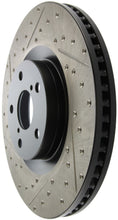 Load image into Gallery viewer, StopTech 14 Lexus IS Slotted &amp; Drilled Front Right Rotor