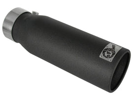 aFe MACH Force XP Exhausts Tips SS-304 EXH Tip 3in x 4Out x 12L Bolt-On (blk)