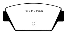 Load image into Gallery viewer, EBC 93-94 Eagle Talon 1.8 Yellowstuff Rear Brake Pads