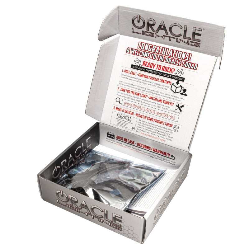 Oracle 21-22 Nissan Titan Demon Eye RGB Headlight Upgrade Kit - ColorSHIFT w/o Controller