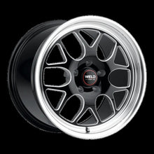 Load image into Gallery viewer, Weld Solana Drag 17x11 / 5x115 BP / ET0 / 78.1mm Bore - Gloss Black MIL DIA Wheel