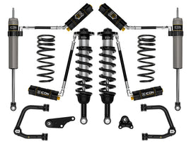ICON 2024+ Toyota Tacoma 1.25in-3in Stage 5 Suspension System Tubular w/ Triple Rate Spring