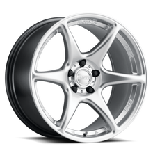 Load image into Gallery viewer, Kansei K11S Tandem 18x9in / 5x114.3 BP / 12mm Offset / 73.1mm Bore - Hyper Silver Wheel