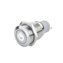 Load image into Gallery viewer, Oracle Pre-Wired Power Symbol On/Off Flush Mount LED Switch - White