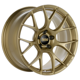 BBS RE-V7 19x9.5 5x120 ET25 Gold Wheel 82mm PFS/Clip Required