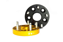Load image into Gallery viewer, ISC Suspension 5x100 to 5x114 25mm Wheel Adapters Gold - Set of 4