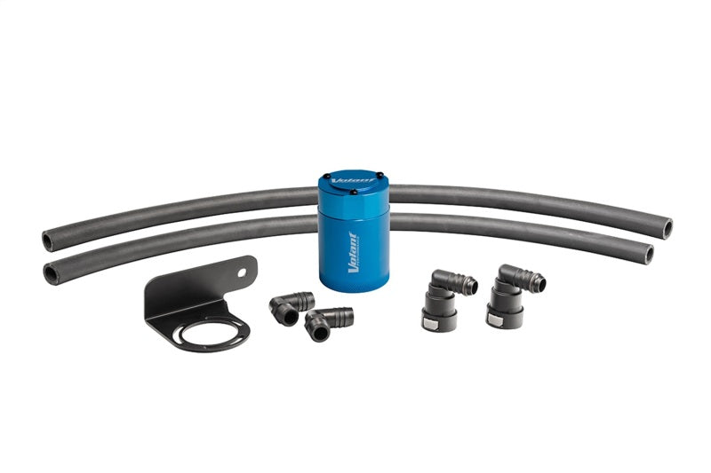Volant 11-25 Ford F-150 3.5L Turbo Auto 3oz Aluminum Oil Catch Can w/Mounting Bracket - Blue