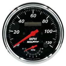 Load image into Gallery viewer, Autometer Designer Black Tach/Speedo 5in. - 120mph &amp; 8k RPM