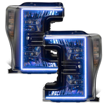 Load image into Gallery viewer, Oracle 17-19 Ford F-250 SD Dynamic Pre-Assembled Headlights - Halogen - Black Edition -