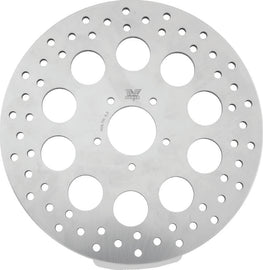 Twin Power 08-13 FLH FLT 08-16 FLHR 06-17 Dyna Front 11.8in Rotor Solid With Holes Stainless