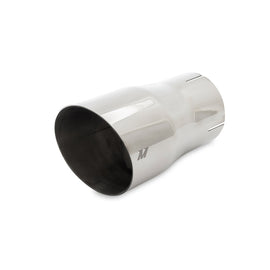 Mishimoto Clamp-On Single Wall Exhaust Tip 5in Outlet - Polished