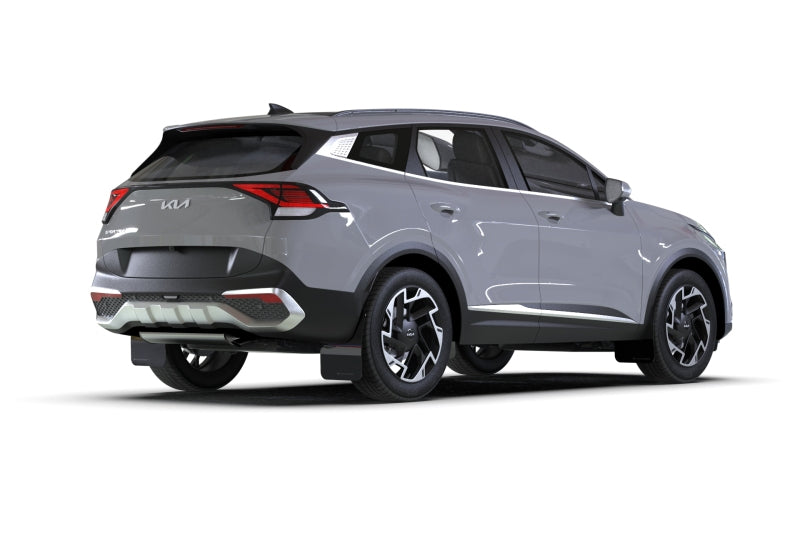 Rally Armor 23-25 Kia Sportage Black UR Mud Flap w/ Dark Grey Logo
