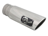 aFe Diesel Exhaust Tip Bolt On Polished 4in Inlet x 5in Outlet x 15in