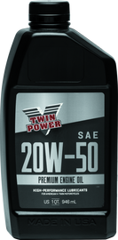 Twin Power 20W50 Premium Oil - Quart