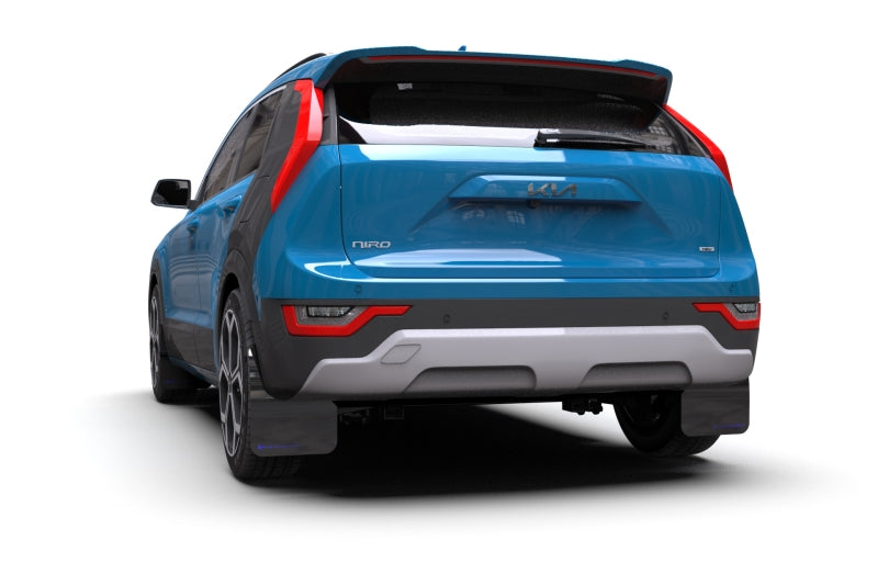 Rally Armor 23-25 Kia Niro SG2 Black UR Mud Flap White Logo