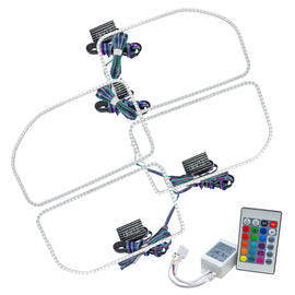 Oracle Ford F250/350 11-16 Halo Kit (Square Ring Design) - w/ Simple Controller