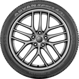 Yokohama Advan Sport A/S+ Tire - 245/40R19 98Y