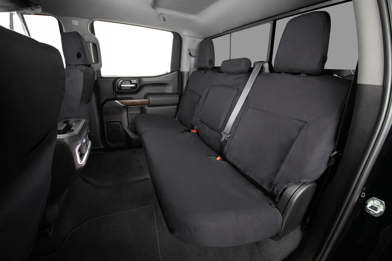 Covercraft 19-23 Dodge RAM 1500 Polycotton SeatSaver Custom Second Row Seat Covers - Charcoal