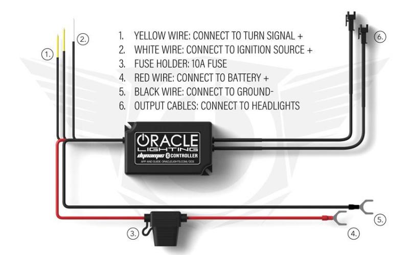 Oracle 17-19 Ford F-250 SD Dynamic Pre-Assembled Headlights - Halogen - Black Edition -