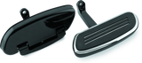 Bikers Choice 93-Up Touring Passenger Floorboards Replaces H-D 50378-07 Black