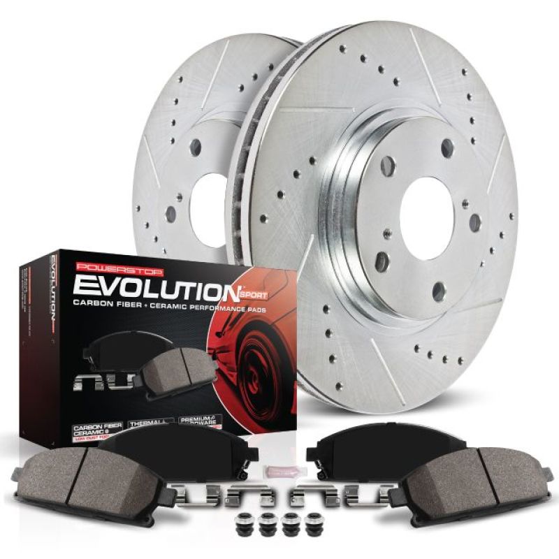 Power Stop 08-09 BMW X6 Front Z23 Evolution Brake Kit
