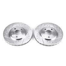 Load image into Gallery viewer, Power Stop 95-00 Chrysler Cirrus Front Evolution Drilled &amp; Slotted Rotors - Pair