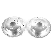 Load image into Gallery viewer, Power Stop 03-05 Infiniti G35 Rear Evolution Drilled &amp; Slotted Rotors - Pair