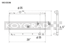 Load image into Gallery viewer, Koyo 01-05 Lexus IS300 (w/ Manual Transmission) Racing Radiator