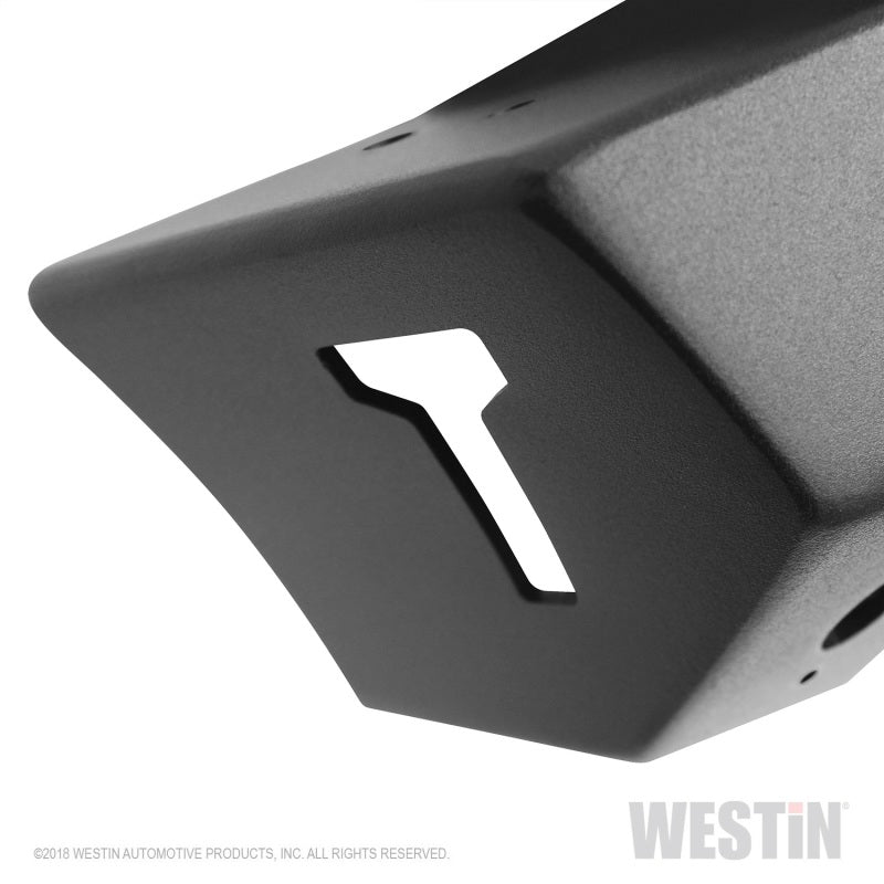 Westin 18-19 Jeep Wrangler JL WJ2 Stubby Front Bumper - Textured Black