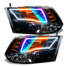 Load image into Gallery viewer, Oracle 09-18 Dodge Ram RGB+A + Switchback Quad Headlight Halo Kit w/ Simple Controller