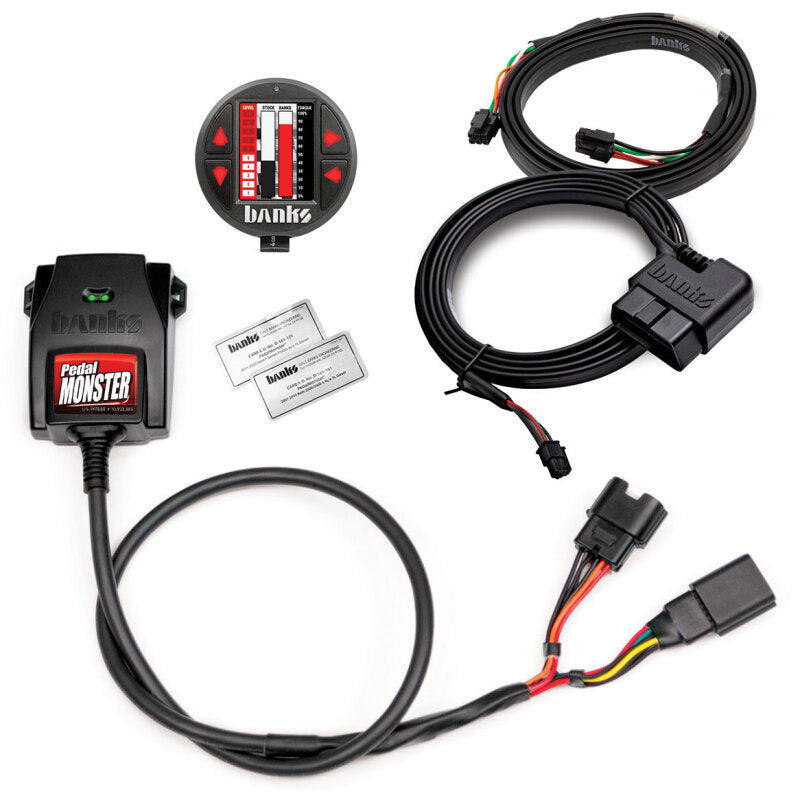 Banks Power Pedal Monster Kit Molex MX64 6 Way With iDash Data Pro 07-19 RAM and 11-20 FORD 6.7L