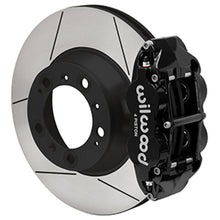 Load image into Gallery viewer, Wilwood 99-12 Porsche 911(996/997) Superlite 4R Rear Brake Kit Slotted 14.00in Rotor w/Lines - Black