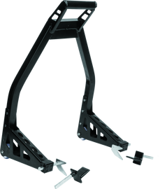 BikeMaster Universal Aluminum Stand - Rear - Black