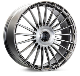 Vossen HF-8 22x9 / 5x112 BP / ET25 / 66.5 CB / Flat - EMC Polished / Brushed Wheel
