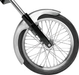 Bikers Choice Outlaw Raw Front Fender Wide Glide 21 Inch Wheel Undrilled Custom