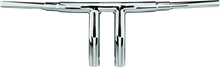 Load image into Gallery viewer, Bikers Choice Throttle By Wire Chrome 8.5 Inch Pullback 1.5 Inch Fat Riser Tbar Handlebar Custom