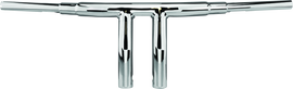 Bikers Choice Throttle By Wire Chrome 8.5 Inch Pullback 1.5 Inch Fat Riser Tbar Handlebar Custom