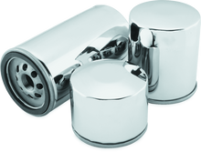 Load image into Gallery viewer, Twin Power Twin Cam and M8 Chrome Magnetic Oil Filter Replaces H-D 63798-99 with Backflow Valve