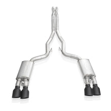 Load image into Gallery viewer, Stainless Works 2020 Ford GT500 Legend Catback X-Pipe Exhaust Factory Connect - Black Tips
