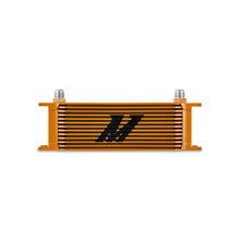 Load image into Gallery viewer, Mishimoto Universal 13-Row Oil Cooler Gold