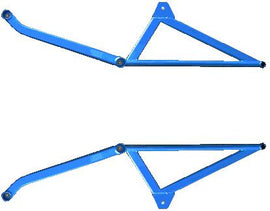 Cusco Power Brace Front Member GH8 GRB GVB WRX/STi (retains factory bumper beam)