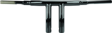 Load image into Gallery viewer, Bikers Choice Throttle By Wire Black 8.5 Inch Pullback 1.5 Inch Fat Riser Tbar Handlebar Custom