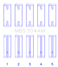 Load image into Gallery viewer, King Engine Bearings Kia/Mazda DOHC 16 Valve/SOHC 16 Valve/SOHC 8 Valve (Size STD) Main Bearing Set