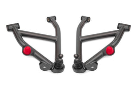 BMR 82-92 GM F-Body A-Arms Lower DOM Non-Adj Delrin Bushings Coilover - Black Hammertone