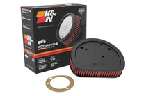 Load image into Gallery viewer, K&amp;N Replacement Air Filter 7.125in L x 5.688in W x 1.625in H for Harley Davidson