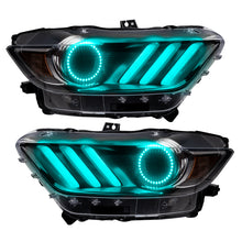 Load image into Gallery viewer, Oracle 15-17 Ford Mustang V6/GT/Shelby DRL  w/ Halo Kit - ColorSHIFT w/ BC1 Controller
