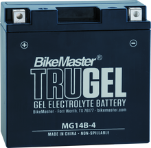 Load image into Gallery viewer, BikeMaster TruGel Battery - MG14B-4