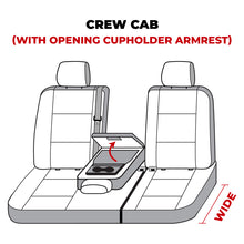 Load image into Gallery viewer, Covercraft 19-24 Dodge Ram 1500 Polycotton SeatSaver Custom Second Row Seat Covers - Charcoal