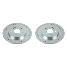 Load image into Gallery viewer, Power Stop 19-20 Hyundai Santa Fe Rear Evolution Drilled &amp; Slotted Rotors - Pair