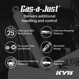 KYB 22-25 Nissan Frontier Pro-X / Pro-4X Gas-A-Just Gas Shock - Rear